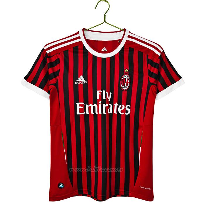 Camiseta AC Milan Primera Retro 11-12